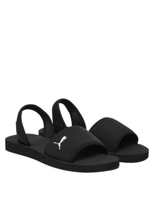 Puma Sandały Sandy Playa 404852 01 Czarny. Kolor: czarny. Materiał: materiał