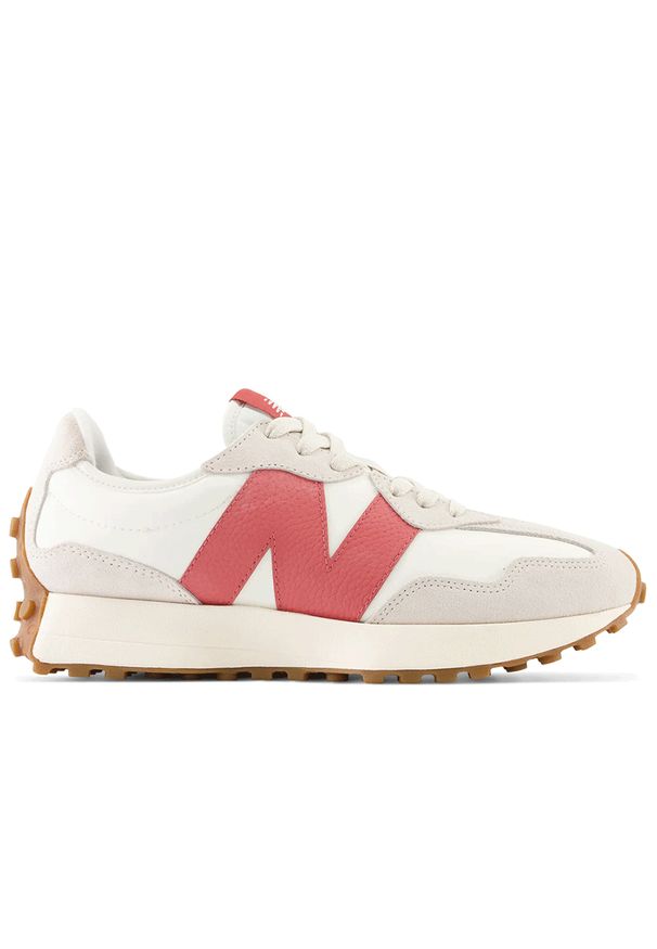 Buty New Balance U327LV - szare. Okazja: na co dzień. Kolor: szary. Materiał: guma, zamsz, materiał, skóra. Szerokość cholewki: normalna