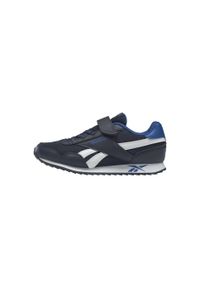 Reebok - Buty na co dzień dziecięce REEBOK ROYAL CLJOG na rzepy. Okazja: na co dzień. Zapięcie: rzepy. Kolor: biały, niebieski, wielokolorowy. Model: Reebok Royal