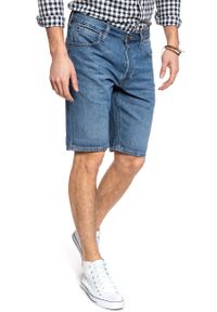 Lee - LEE 5POCKET SHORT MĘSKIE SPODENKI KRÓTKIE SOFT MID ALISO L73ELJGJ. Materiał: jeans. Długość: krótkie #10