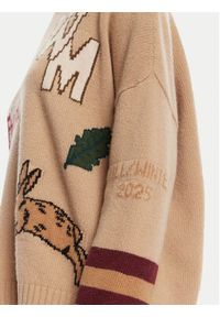 Weekend Max Mara Sweter Pavidi 2525366262 Beżowy Oversize. Kolor: beżowy. Materiał: wełna #3