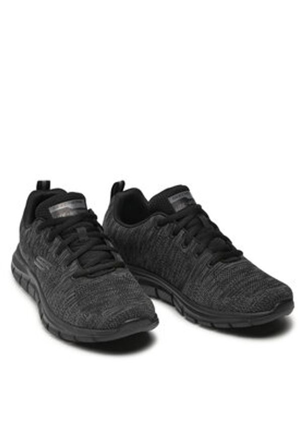 skechers - Skechers Sneakersy Front Runner 232298/BBK Czarny. Kolor: czarny. Materiał: materiał
