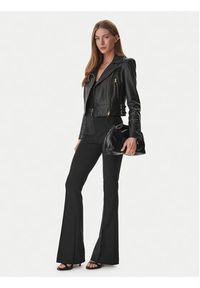 Elisabetta Franchi Kurtka skórzana GD-57Z-61E2-V1490 Czarny Regular Fit. Kolor: czarny. Materiał: skóra #2