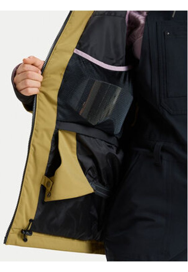 Roxy Kurtka snowboardowa Stated ERJTJ03515 Beżowy Tailored Long Fit. Kolor: beżowy. Materiał: syntetyk. Sport: snowboard