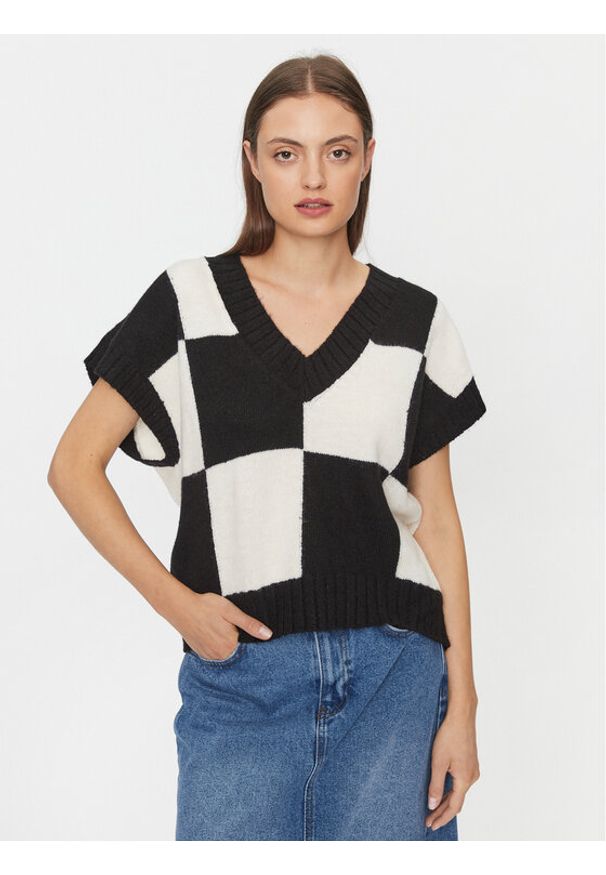 Noisy may - Noisy May Sweter Lena 27029684 Kolorowy Loose Fit. Materiał: syntetyk. Wzór: kolorowy