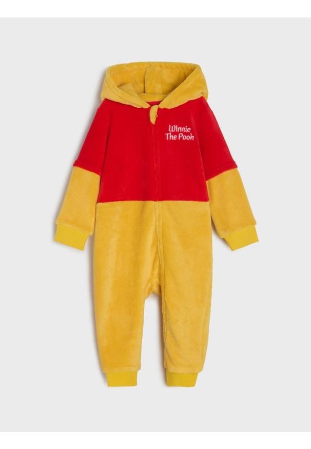 Sinsay - Miękki pajacyk z apliakcją 3D Winnie the Pooh - żółty. Kolor: żółty