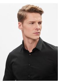 Calvin Klein Koszula K10K112743 Czarny Extra Slim Fit. Kolor: czarny. Materiał: bawełna