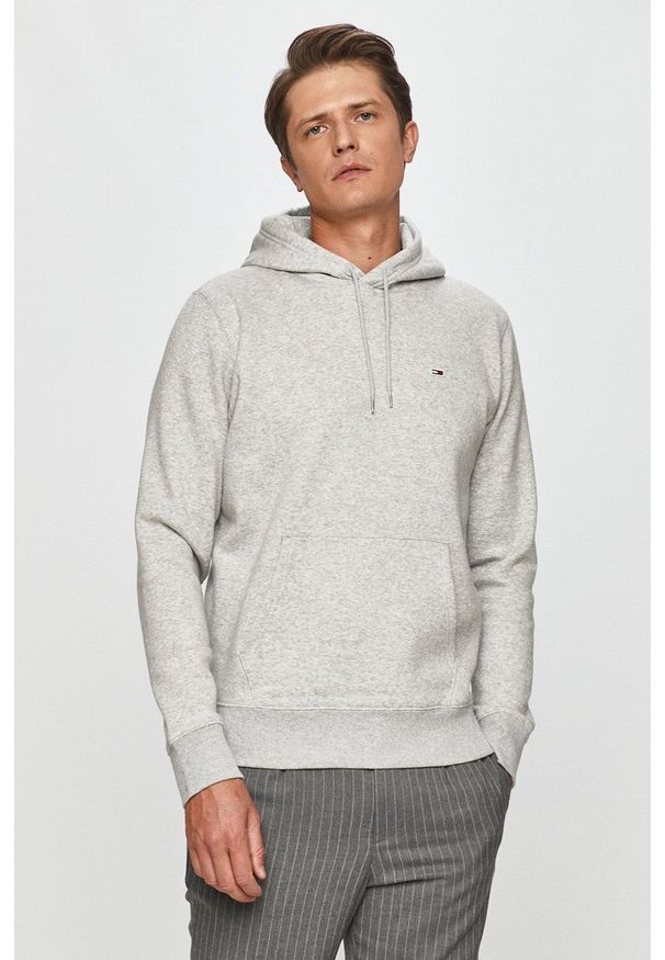 Tommy Jeans - Bluza. Okazja: na co dzień. Kolor: szary. Styl: casual