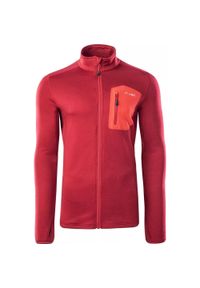 Bluza sportowa męska Elbrus EMINO POLARTEC. Kolor: czerwony #1