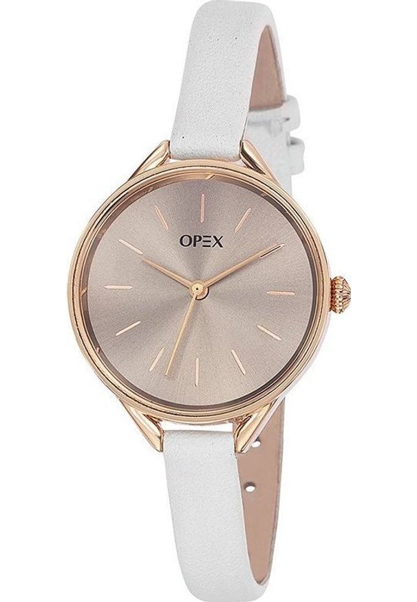 Zegarek Opex Zegarek damski Opex X4056LA1 biały. Kolor: biały