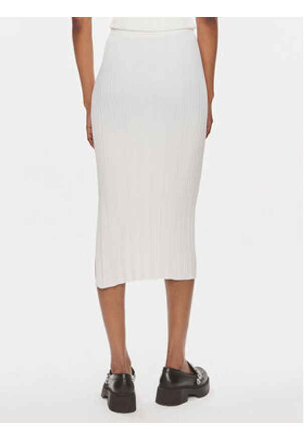 Hugo Spódnica ołówkowa Sareplie 50514292 Écru Slim Fit. Materiał: wiskoza