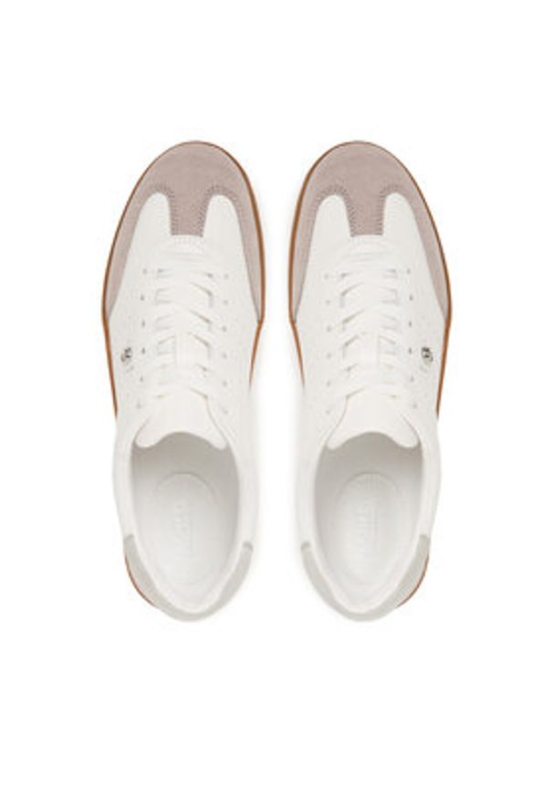 MICHAEL Michael Kors Sneakersy Scotty 43F4SCFS4L Biały. Kolor: biały. Materiał: skóra