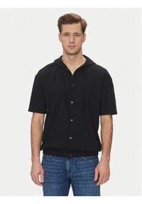 JOOP! Jeans Koszula 15 JJSH-152Habo 30046000 Czarny Casual Fit. Okazja: na co dzień. Kolor: czarny. Materiał: bawełna. Styl: casual #1
