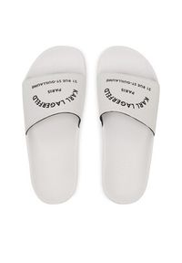 Karl Lagerfeld - KARL LAGERFELD Klapki Kondo 2.0 KL80908A Biały. Kolor: biały