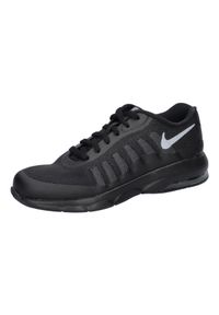 Buty do chodzenia dla dzieci Nike Air Max Invigor Print PS. Zapięcie: sznurówki. Kolor: czarny. Materiał: guma, syntetyk, tkanina, materiał. Szerokość cholewki: normalna. Wzór: nadruk. Model: Nike Air Max. Sport: turystyka piesza