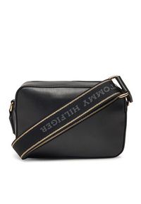 TOMMY HILFIGER - Tommy Hilfiger Torebka Th Joy Camera Bag AW0AW16812 Czarny. Kolor: czarny. Materiał: skórzane