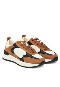 BOSS Sneakersy B Icon 50548358 Beżowy. Kolor: beżowy. Materiał: skóra, zamsz #2