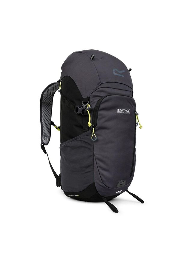 Regatta - Highton V2 45L Plecak turystyczny unisex. Kolor: czarny. Styl: sportowy