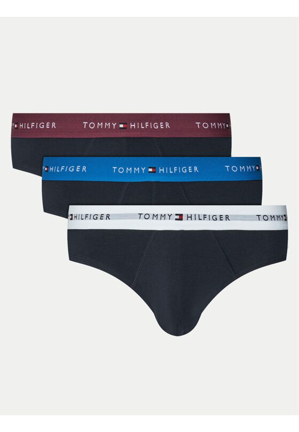 TOMMY HILFIGER - Tommy Hilfiger Komplet 3 par slipów UM0UM02904 Granatowy. Kolor: niebieski. Materiał: bawełna