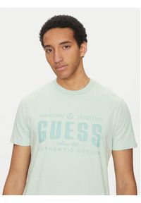 Guess T-Shirt M5GI27 KBW41 Zielony Regular Fit. Kolor: zielony. Materiał: bawełna #5