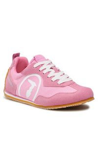 Trussardi Jeans - Trussardi Sneakersy 79A00742 Różowy. Kolor: różowy. Materiał: materiał #7