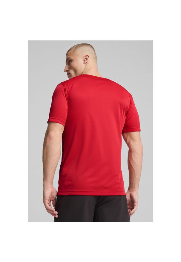 Puma - Męska koszulka z grafiką individualRISE PUMA Red. Kolor: czerwony