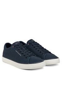 TOMMY HILFIGER - Tommy Hilfiger Tenisówki Hi Vulc Low Core Canvas FM0FM05396 Granatowy. Kolor: niebieski. Materiał: materiał #4