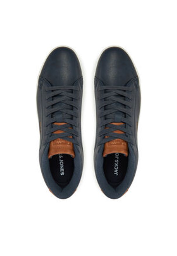 Jack & Jones - Jack&Jones Sneakersy 12203642 Granatowy. Kolor: niebieski. Materiał: skóra
