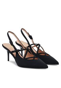 Love Moschino - LOVE MOSCHINO Sandały JA10287G1NIMX00039 Czarny. Kolor: czarny. Materiał: materiał #5