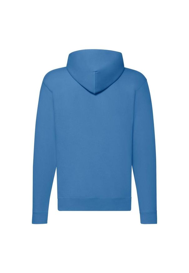 FRUIT OF THE LOOM - Klasyczna Kurtka Z Kapturem Dla Dorosłych Unisex. Typ kołnierza: kaptur. Kolor: niebieski