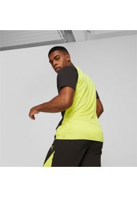 Puma - Koszulka fitness męska PUMA Fit Triblend Ultrabreathe. Kolor: wielokolorowy, żółty, czarny. Sport: fitness #1