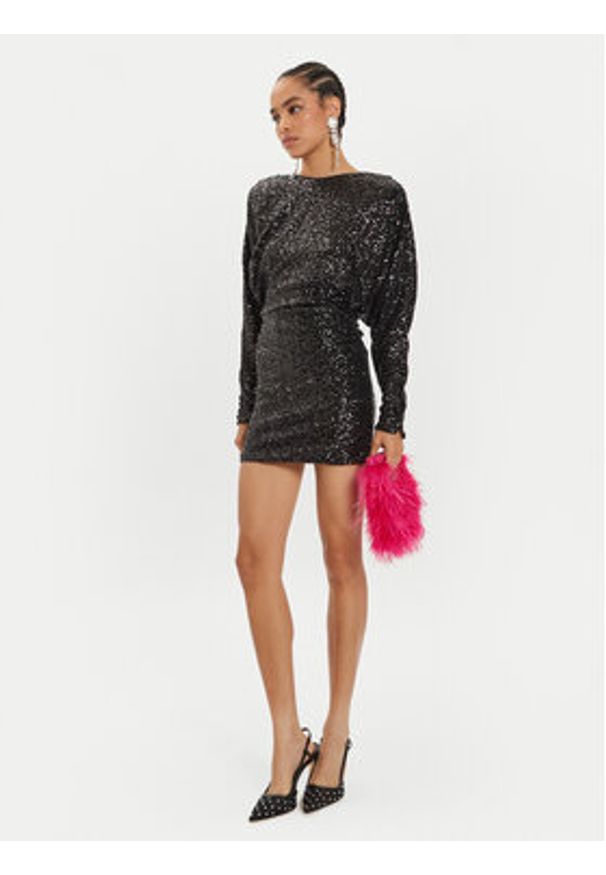 Pinko Sukienka koktajlowa Bernieri 104482 A29J Czarny Slim Fit. Kolor: czarny. Materiał: syntetyk. Styl: wizytowy