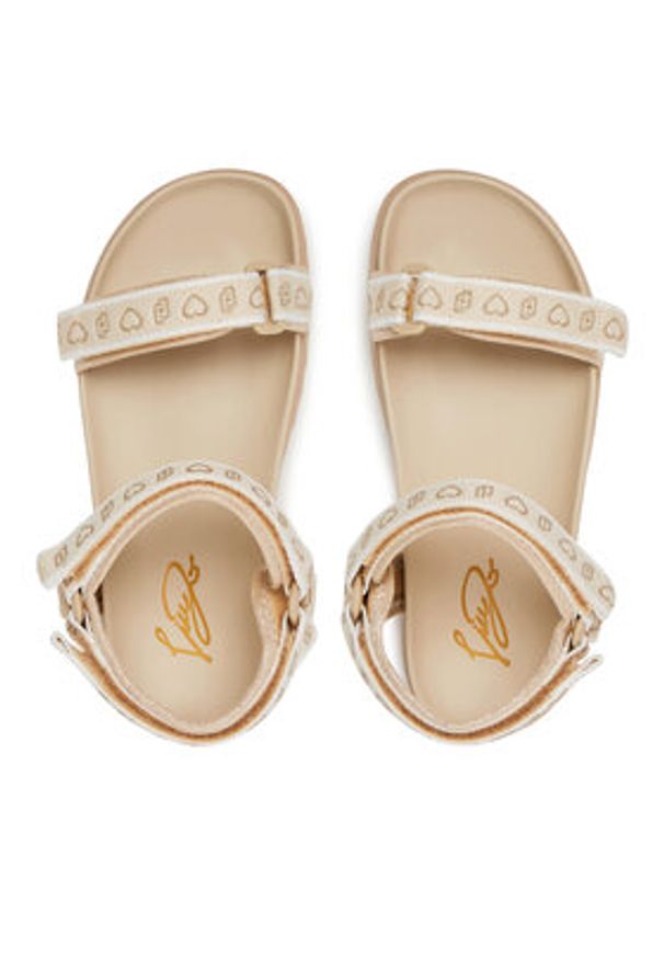 Liu Jo Sandały Nora 924 4A5309 EX302 Beżowy. Kolor: beżowy. Materiał: materiał