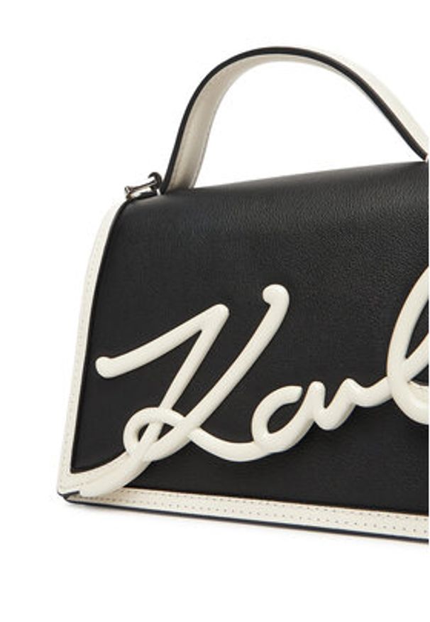 Karl Lagerfeld - KARL LAGERFELD Torebka A1W30224 Czarny. Kolor: czarny. Materiał: skórzane