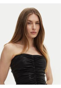 NORMA KAMALI Sukienka koktajlowa ST3243LMD89001 Czarny Slim Fit. Kolor: czarny. Materiał: syntetyk. Styl: wizytowy