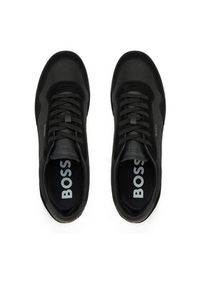 BOSS Sneakersy Titanium 50536524 Czarny. Kolor: czarny. Materiał: materiał