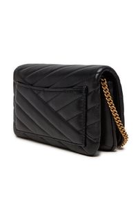 Tory Burch Torebka Kira Chevron 156553 Czarny. Kolor: czarny. Materiał: skórzane