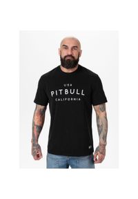 PITBULL - Koszulka bawełniana sportowa t-shirt dla dorosłych Garment Washed USA Cal. Kolor: wielokolorowy, czarny, biały. Materiał: bawełna