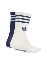 Adidas - adidas Zestaw 2 par wysokich skarpet unisex Made by Nelson JC8634 Kolorowy. Materiał: bawełna, materiał. Wzór: kolorowy #3