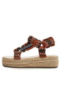 EMU Australia Espadryle Evans W13028 Brązowy. Kolor: brązowy. Materiał: bawełna, materiał #5