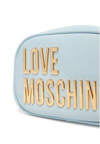 Love Moschino - LOVE MOSCHINO Torebka JC4026PP1MKD0712 Błękitny. Kolor: niebieski. Materiał: skórzane #4