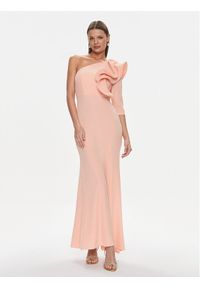 Rinascimento Sukienka wieczorowa CFC0117459003 Różowy Regular Fit. Kolor: różowy. Materiał: syntetyk. Styl: wizytowy
