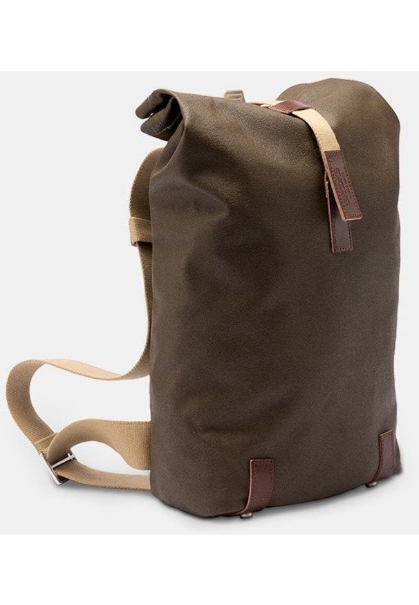 Brooks - Plecak BROOKS PICKWICK COTTON CANVAS, Moss, Pojemność 12L, Wodoodporna bawełna (NEW 2025). Materiał: bawełna
