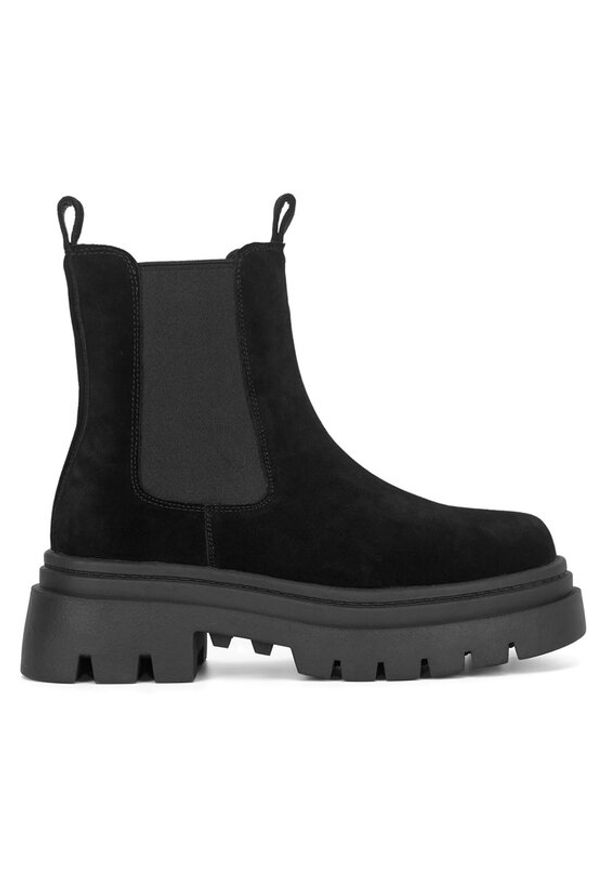 Badura Sztyblety 3C12701F Czarny. Kolor: czarny. Materiał: zamsz, skóra