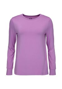 Scarpa - T-shirt damski Loap Byrcela fioletowy. Kolor: fioletowy. Materiał: elastan, poliester. Długość rękawa: długi rękaw. Długość: długie. Sport: bieganie #1