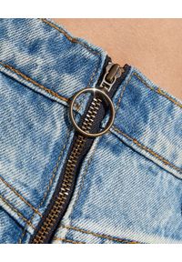 ONETEASPOON - Jeansowe szorty Bridgette High Waist. Stan: podwyższony. Kolor: niebieski. Materiał: jeans. Wzór: aplikacja