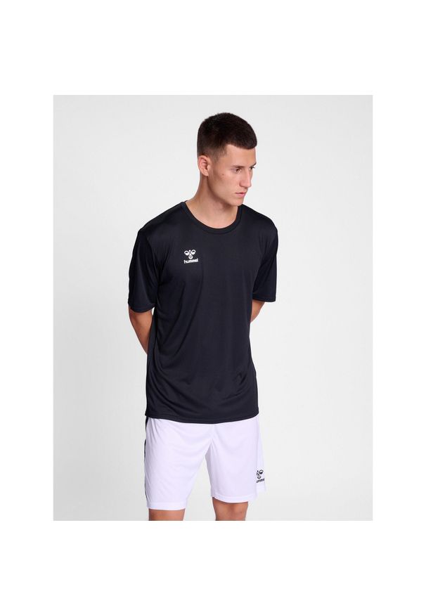 Jersey Hummel Essential. Kolor: czarny. Materiał: jersey. Sport: piłka nożna