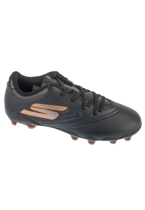 skechers - Buty piłkarskie korki chłopięce, Razor 1.5 Jr Youth FG. Kolor: czarny. Sport: piłka nożna
