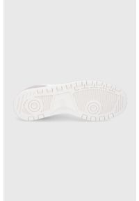 Asics Buty skórzane Skycourt kolor biały. Nosek buta: okrągły. Zapięcie: sznurówki. Kolor: biały. Materiał: skóra #4