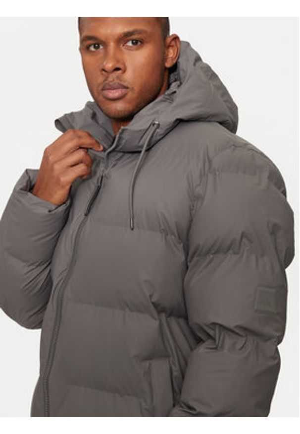 Rains Kurtka zimowa 15130 Szary Regular Fit. Kolor: szary. Materiał: syntetyk. Sezon: zima